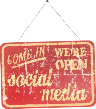 social media and network, design element